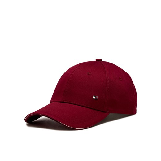 Czapka z daszkiem Tommy Hilfiger Th Corporate Cotton 6 Panel Cap AM0AM12035 Czerwony ze sklepu eobuwie.pl w kategorii Czapki z daszkiem męskie - zdjęcie 183710846