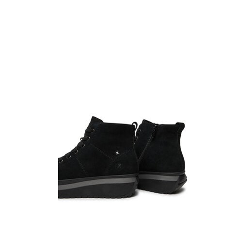 Botki Rieker Revolution Lifestyle W0960-00 Czarny Rieker Revolution Lifestyle 40 eobuwie.pl