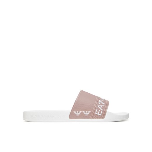 EA7 Emporio Armani Klapki 7X000110 AF15128 M0109 Beżowy ze sklepu MODIVO w kategorii Klapki damskie - zdjęcie 183718818