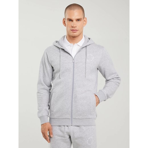 Bluza męska z kapturem szara Ajron 901/ Kersyn 901 ze sklepu Big Star w kategorii Bluzy męskie - zdjęcie 183719359