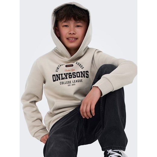Bluza chłopięca Only & Sons Junior w nadruki bawełniana 