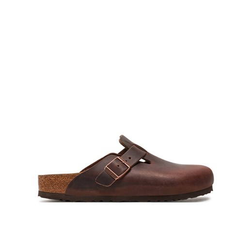 Klapki Birkenstock Boston SFB 159713 Brązowy ze sklepu eobuwie.pl w kategorii Klapki damskie - zdjęcie 183723935