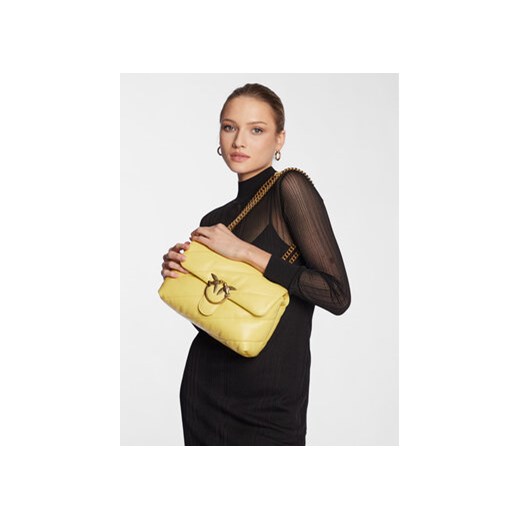 Torebka Pinko Love Classic Puff Cl PE 23 PLTT 100038 A0F2 Żółty Pinko 00 eobuwie.pl