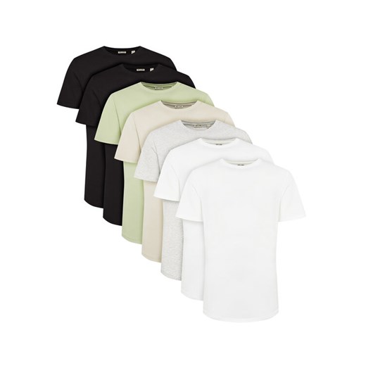 Only & Sons Komplet 7 t-shirtów Jeff 22034804 Kolorowy Regular Fit ze sklepu MODIVO w kategorii T-shirty męskie - zdjęcie 183725129