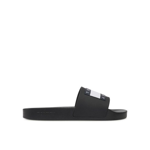 Tommy Jeans Klapki Flag Pool Sld Ess EN0EN02115 Czarny Tommy Jeans 40 MODIVO
