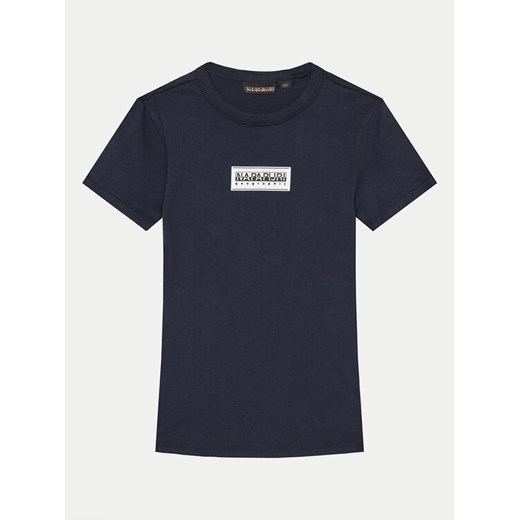 Napapijri T-Shirt Chamois NP0A4HYL D Granatowy Regular Fit ze sklepu MODIVO w kategorii T-shirty chłopięce - zdjęcie 183725167