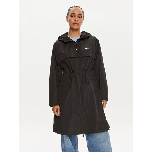 Tommy Jeans Parka Chicago DW0DW18305 Czarny Regular Fit ze sklepu MODIVO w kategorii Parki damskie - zdjęcie 183725245