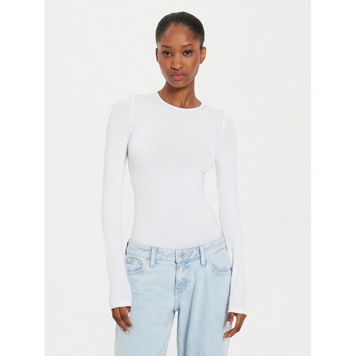 Wolford Body Berlin 75087 Biały Slim Fit ze sklepu MODIVO w kategorii Bluzki damskie - zdjęcie 183725345