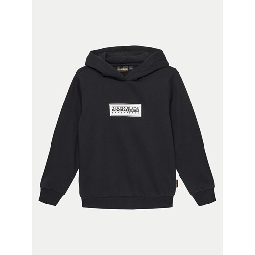 Napapijri Bluza B-Chamois NP0A4HY4 D Czarny Regular Fit ze sklepu MODIVO w kategorii Bluzy chłopięce - zdjęcie 183725655