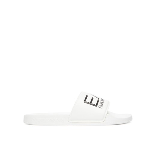EA7 Emporio Armani Klapki 7X000108 AF15118 U0001 Biały ze sklepu MODIVO w kategorii Klapki męskie - zdjęcie 183725689