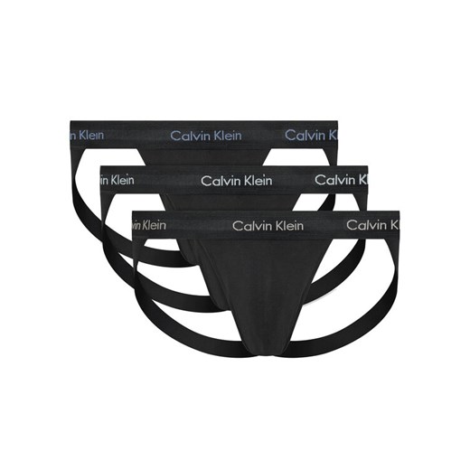 Calvin Klein Underwear Komplet 3 par slipów Jock Strap 000NB3363A Czarny ze sklepu MODIVO w kategorii Majtki męskie - zdjęcie 183725799