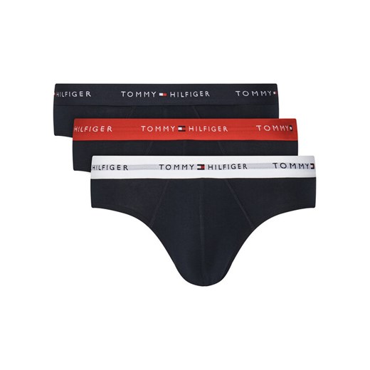 Tommy Hilfiger Komplet 3 par slipów UM0UM03471 Czarny ze sklepu MODIVO w kategorii Majtki męskie - zdjęcie 183725815