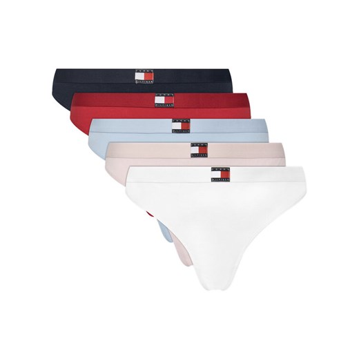 Tommy Hilfiger Komplet 5 par stringów UW0UW05751 Kolorowy ze sklepu MODIVO w kategorii Majtki damskie - zdjęcie 183725927