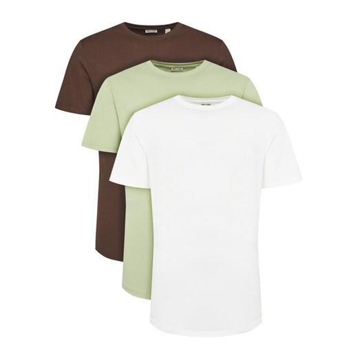 Only & Sons Komplet 3 t-shirtów Jeff 22034548 Zielony Regular Fit ze sklepu MODIVO w kategorii T-shirty męskie - zdjęcie 183726217