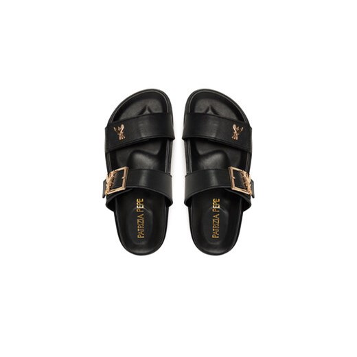 Klapki dziecięce czarne Patrizia Pepe 