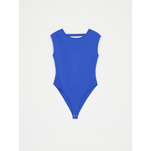 Mohito - Dopasowane body - granatowy ze sklepu Mohito w kategorii Bluzki damskie - zdjęcie 183736086