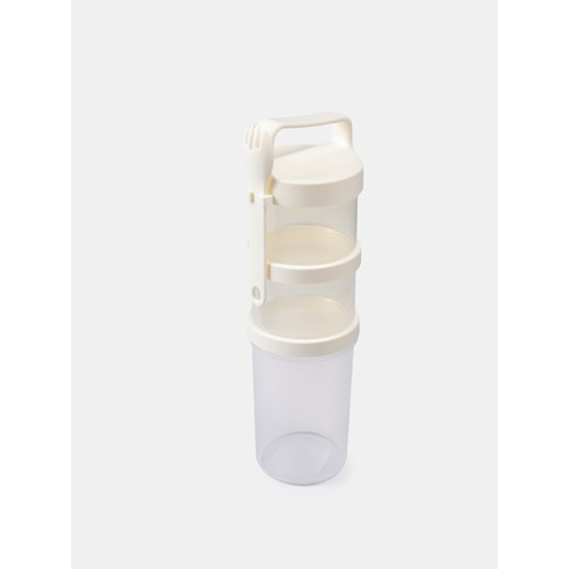 Sinsay - Zestaw pojemników z widelcem - biały Sinsay One Size Sinsay