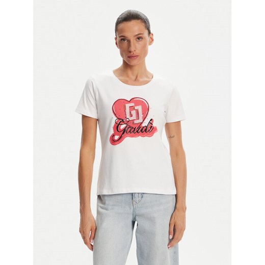 Gaudi T-Shirt 511BD64037 Biały Regular Fit ze sklepu MODIVO w kategorii Bluzki damskie - zdjęcie 183737166