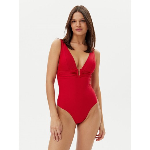 Hunkemöller Strój kąpielowy Shaping Luna 301359 Czerwony ze sklepu MODIVO w kategorii Stroje kąpielowe - zdjęcie 183737177