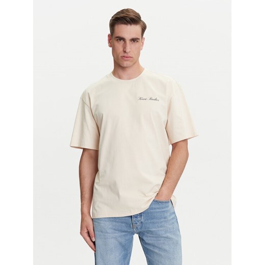Karl Kani T-Shirt PD00005333 Beżowy Relaxed Fit ze sklepu MODIVO w kategorii T-shirty męskie - zdjęcie 183737187