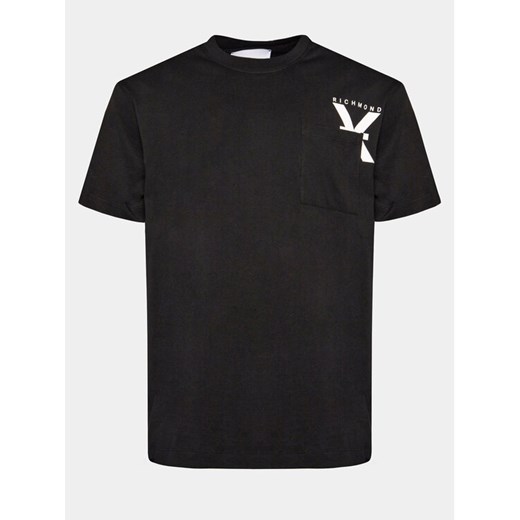 Richmond X T-Shirt Aubry UMP24048TS Czarny Regular Fit ze sklepu MODIVO w kategorii T-shirty męskie - zdjęcie 183737225
