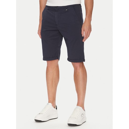 KARL LAGERFELD Szorty materiałowe 265812 552829 Granatowy Regular Fit ze sklepu MODIVO w kategorii Spodenki męskie - zdjęcie 183737248