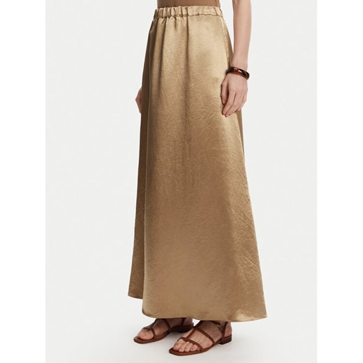 Max Mara Spódnica trapezowa Nuevo 2516101028 Beżowy Regular Fit ze sklepu MODIVO w kategorii Spódnice - zdjęcie 183737255