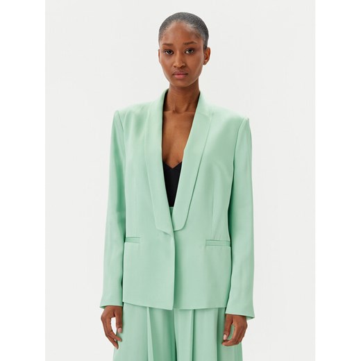 BOSS Marynarka Janka3 50537473 Zielony Regular Fit ze sklepu MODIVO w kategorii Marynarki damskie - zdjęcie 183737299