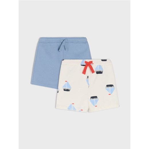 Sinsay - Szorty 2 pack - kremowy - id: 182DG-01X - marki Sinsay - 183738815 Sinsay - Szorty 2 pack - kremowy ze sklepu Sinsay w kategorii Spodenki dziewczęce - zdjęcie 183738815