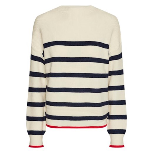 Pieces Sweter w kolorze kremowo-czarnym ze sklepu Limango Polska w kategorii Swetry damskie - zdjęcie 183739099