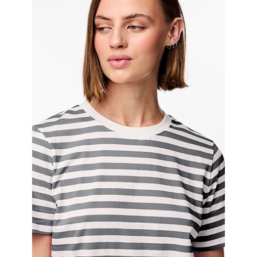 Bluzka damska Pieces z okrągłym dekoltem 