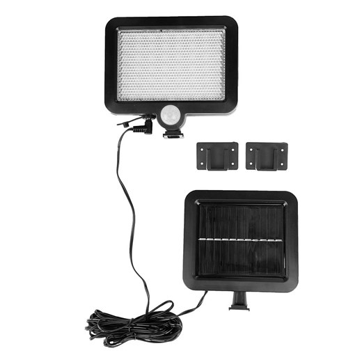 Garden Hero Solarna lampa zewnętrzna w kolorze czarnym - 15 x 11 x 2,1 cm ze sklepu Limango Polska w kategorii Dekoracje i akcesoria ogrodowe - zdjęcie 183739309