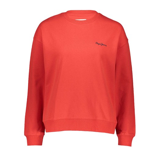 Pepe Jeans Bluza w kolorze czerwonym ze sklepu Limango Polska w kategorii Bluzy damskie - zdjęcie 183739548