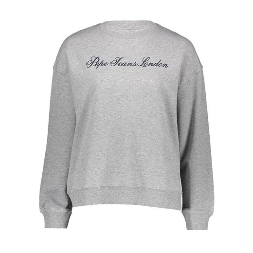 Pepe Jeans Bluza w kolorze szarym ze sklepu Limango Polska w kategorii Bluzy damskie - zdjęcie 183739558