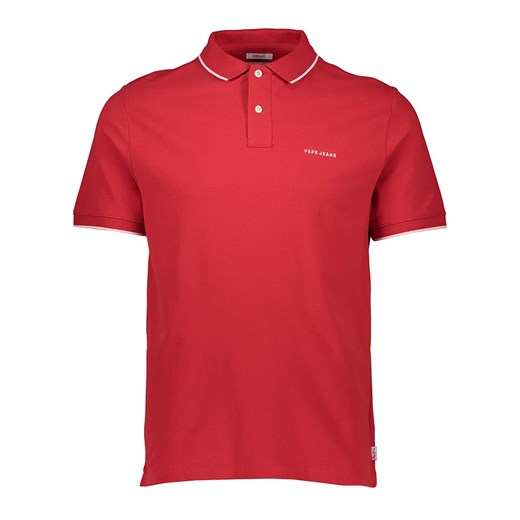 Pepe Jeans Koszulka polo w kolorze czerwonym ze sklepu Limango Polska w kategorii T-shirty męskie - zdjęcie 183739648