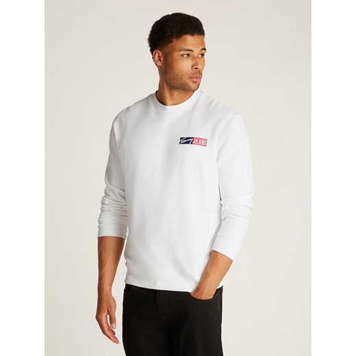 TOMMY JEANS Bluza w kolorze białym ze sklepu Limango Polska w kategorii Bluzy męskie - zdjęcie 183740028