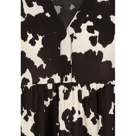 Sukienka SUBLEVEL w serek luźna midi z wiskozy 