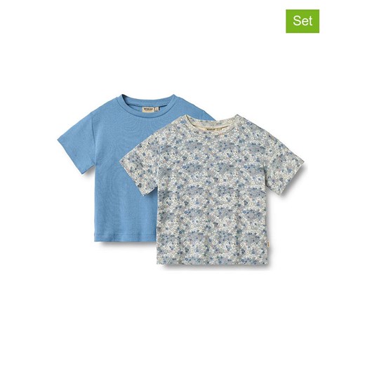 Wheat Koszulki (2 szt.) w kolorze błękitno-białym ze sklepu Limango Polska w kategorii T-shirty chłopięce - zdjęcie 183740185
