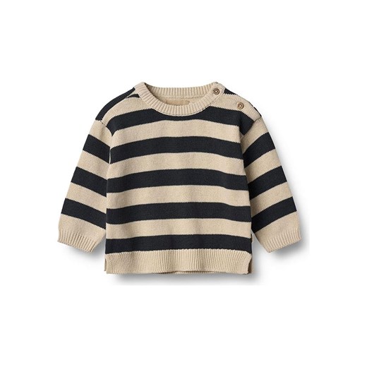 Wheat Sweter &quot;Morgan&quot; w kolorze beżowo-czarnym ze sklepu Limango Polska w kategorii Odzież dla niemowląt - zdjęcie 183740419
