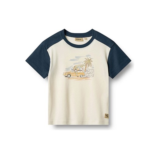 Wheat Koszulka &quot;Vincent&quot; w kolorze granatowo-kremowym ze sklepu Limango Polska w kategorii T-shirty chłopięce - zdjęcie 183740497
