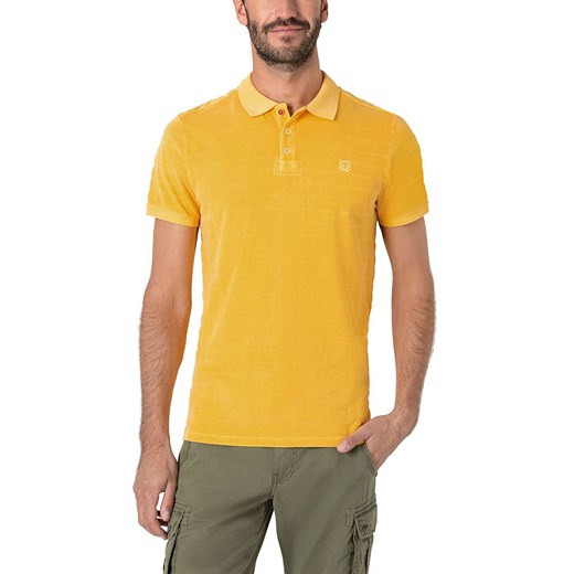 Timezone Koszulka polo w kolorze żółtym ze sklepu Limango Polska w kategorii T-shirty męskie - zdjęcie 183740815