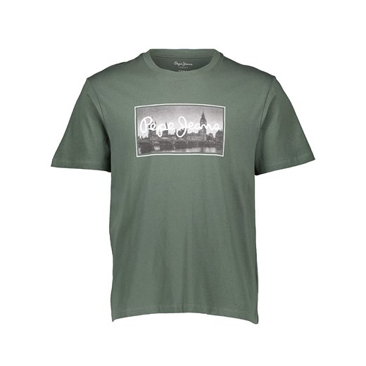 Pepe Jeans Koszulka w kolorze khaki ze sklepu Limango Polska w kategorii T-shirty męskie - zdjęcie 183741025
