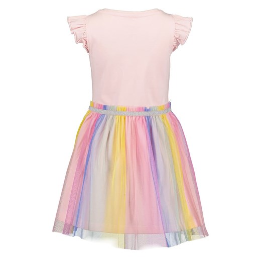 Blue Seven Sukienka w kolorze jasnoróżowym ze wzorem 92 wyprzedaż Limango Polska