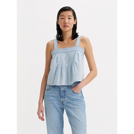 Levi´s Top w kolorze błękitnym M okazja Limango Polska