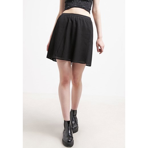 Selected Femme SFBETTINA Spódnica mini black zalando rozowy krótkie