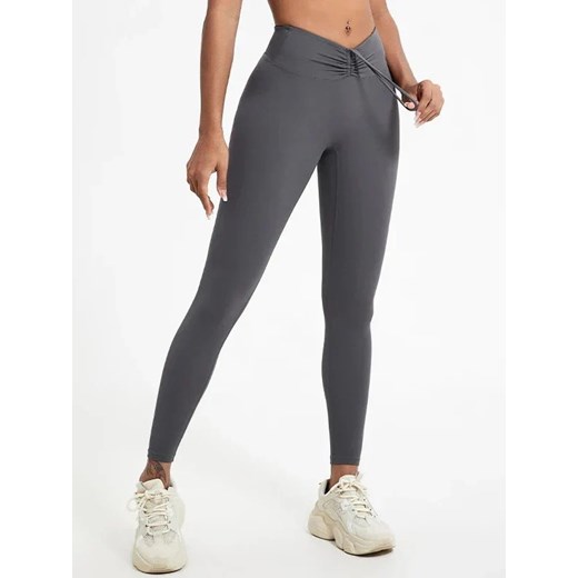 Legginsy sportowe - Szary / S ze sklepu Valetta.pl w kategorii Spodnie damskie - zdjęcie 183746069