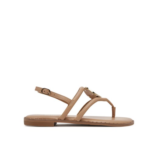 Sandały Nine West 123AL1754 Beżowy ze sklepu eobuwie.pl w kategorii Sandały damskie - zdjęcie 183747427