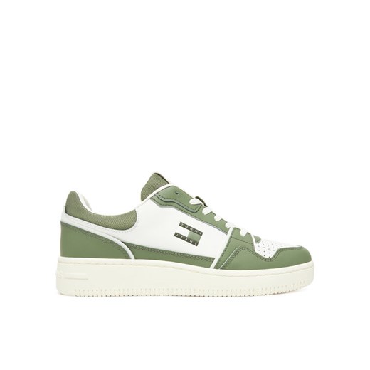 Sneakersy Tommy Jeans Tjm Retro Basket EM0EM01610 Biały ze sklepu eobuwie.pl w kategorii Buty sportowe męskie - zdjęcie 183747445