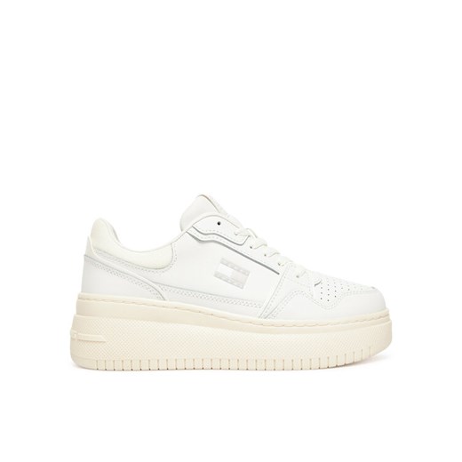 Sneakersy Tommy Jeans Tjw Retro Basket Flatform EN0EN02840 Écru ze sklepu eobuwie.pl w kategorii Buty sportowe damskie - zdjęcie 183747506