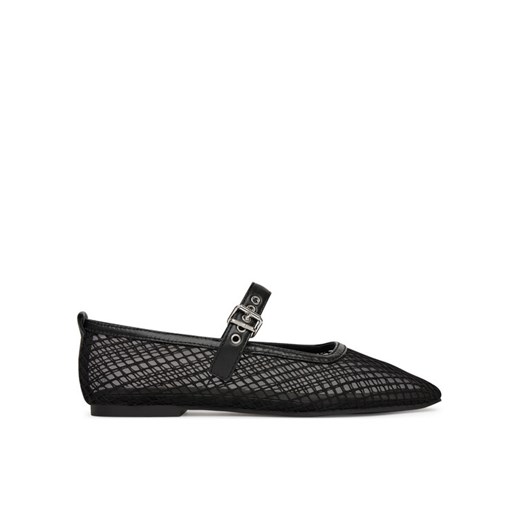 Baleriny Tommy Jeans Tjw Mesh Maryjane Ballerina EN0EN02872 Czarny ze sklepu eobuwie.pl w kategorii Balerinki - zdjęcie 183747508